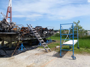 Burn salvage